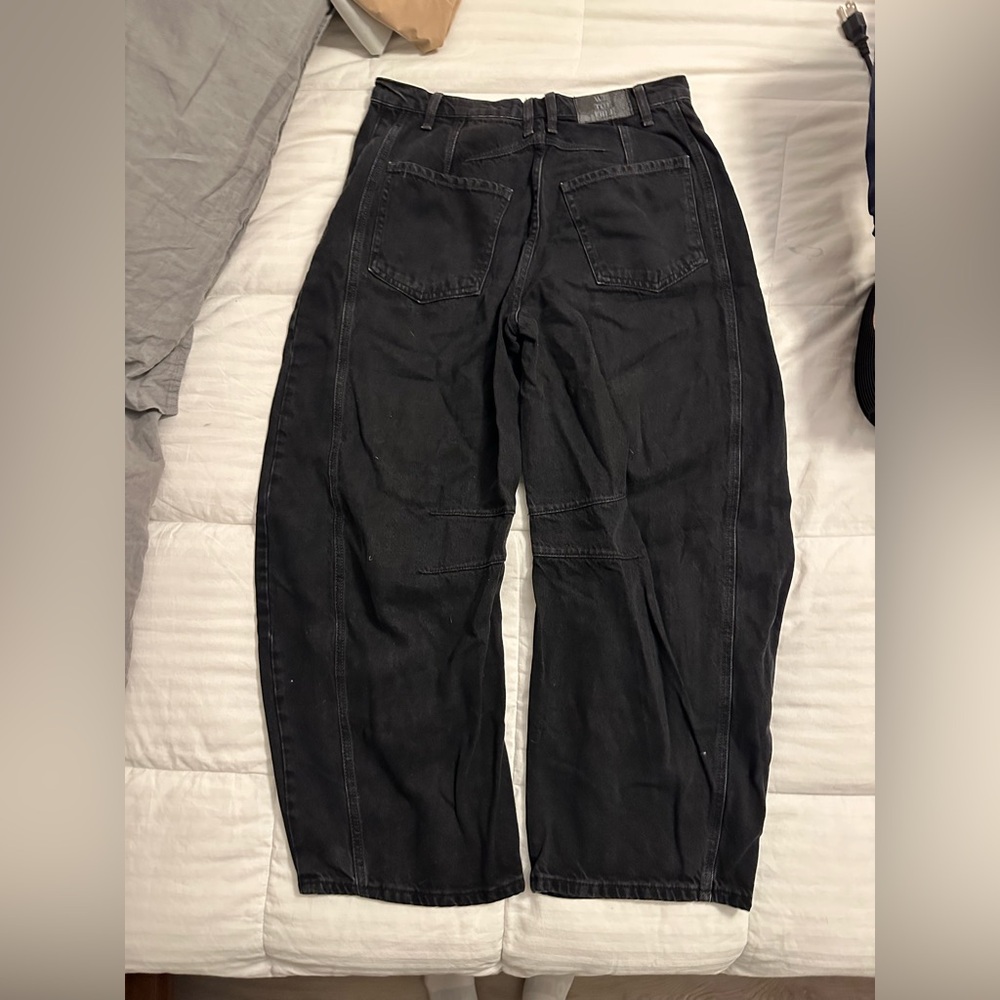 Free people barrel leg denim